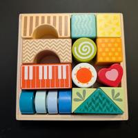 Gioco in legno "forme e colori" con vassoio 