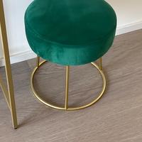 Pouf verde e oro Maison du Monde