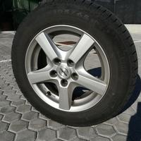 N°4 Cerchi in lega 15" gomme termiche 195/65