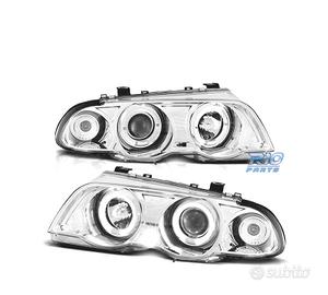 FARI BMW E46 98-01 ANGEL EYES FONDO CROMATO