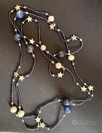 Collana gioiello doppio giro