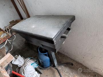 griglia in ghisa a gas pietra lavica