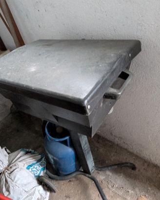 griglia in ghisa a gas pietra lavica