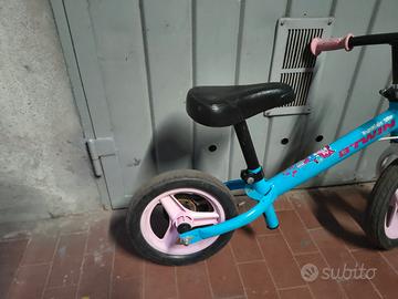 Bici senza pedali B'Twin RunRide 500 - Azzurra e R