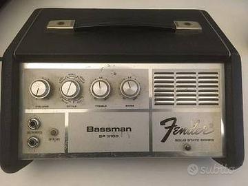 TESTATA AMPLI FENDER BASMANN SP 3100 VINTAGE