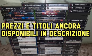 Giochi per Playstation 2, Playstation 1 e XBOX