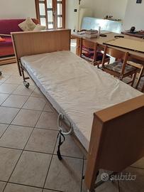 Letto degenza elettrico + materasso antidecubito