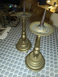 candelabri ottone antichi