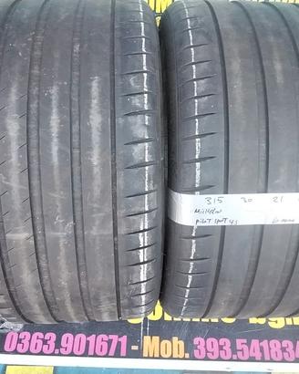 2 gomme usate michelin 315 30 21 105y estive 