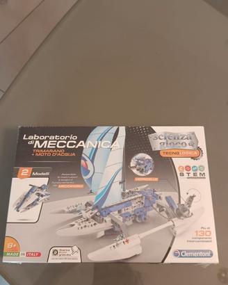 gioco laboratorio di meccanica trimarano + moto d'