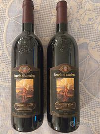 2 bottiglie Brunello di Montalcino, Banfi 1986