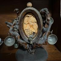 Piccola botte con bicchieri