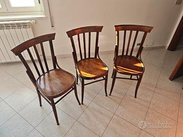 Sedie vintage tipo bistrot