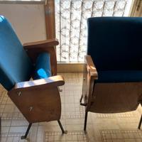 Sedie vintage cinema