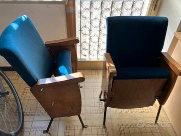 Sedie vintage cinema