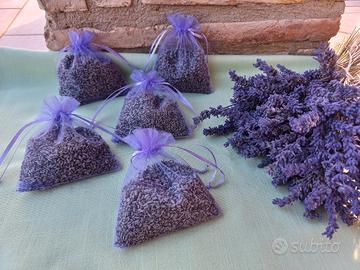 Sacchetti Lavanda 05 Pezzi Profumatore Antitarme