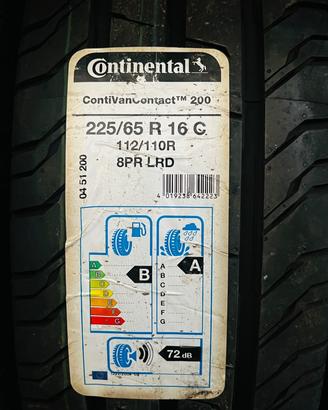 Gomme da carico N4 estive 225/65/16C 112/110 conti