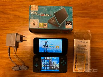 New Nintendo 2DS XL con scatola e manuali