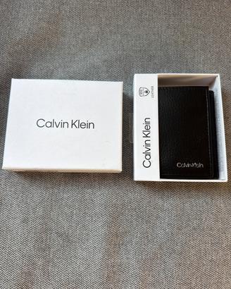 Portafoglio nero Calvin Klein