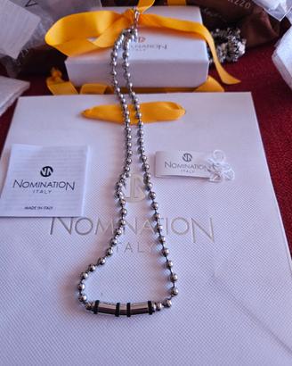 collana uomo acciaio nomination 