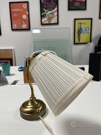IKEA ÅRSTID lampada da parete ottone con paralume