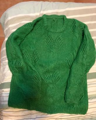 Maglione verde smeraldo