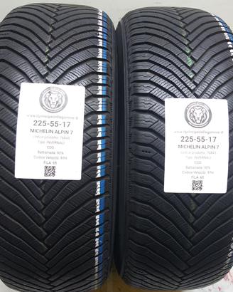 2 GOMME 225 55 17 MICHELIN A76843