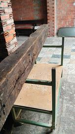 vecchi travi della ferrovia 