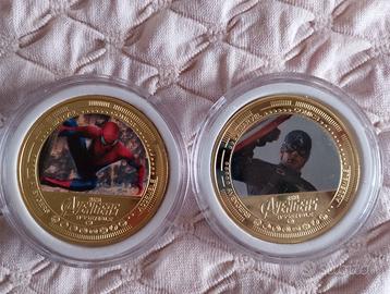 Monete Marvel Avengers Assembled Spider-Man/Cap