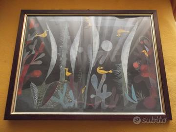 Quadro - Paul Klee - Paesaggio con uccelli gialli