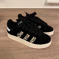 Campus 00s black leopard