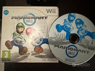 Mario Kart Wii+wheel originale Nintendo sigillata