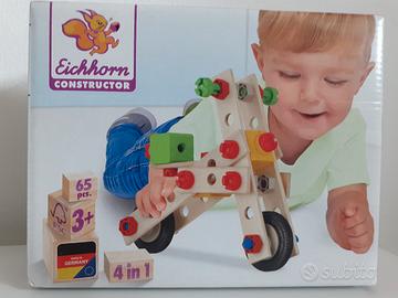 Meccano legno Eichhorn Constructor 4 in 1