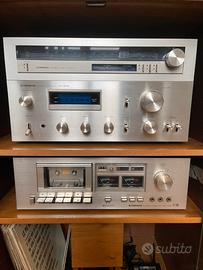 Impianto stereo vintage Pioneer serie blu