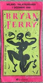 Biglietto concerto Bryan Ferry