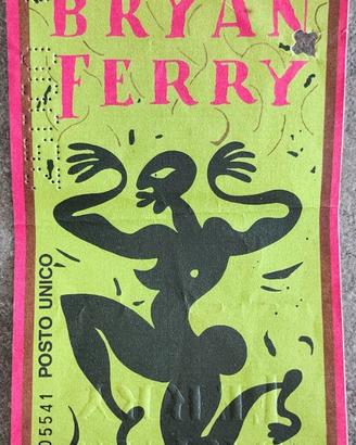 Biglietto concerto Bryan Ferry