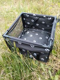 Trasportino seggiolino auto per cani