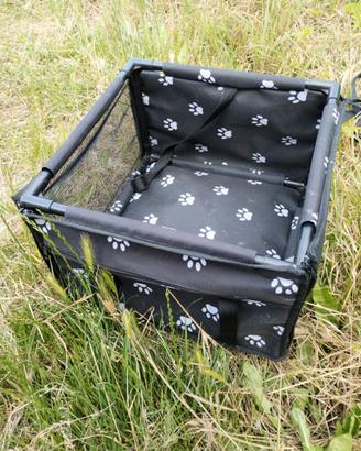 Trasportino seggiolino auto per cani