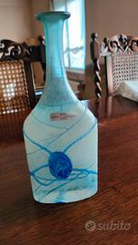 Bottiglia Kosta Boda mod. Galaxy  Blue. 