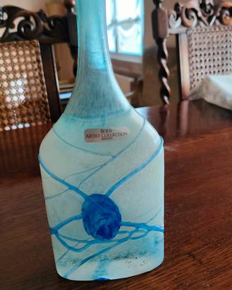 Bottiglia Kosta Boda mod. Galaxy  Blue. 