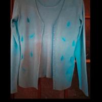 Twinset turchese taglia M mai usato