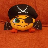 Peluche zucca pirata 