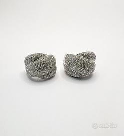 ORECCHINI oro 18 kt diamanti