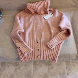 Maglioncino rosa glitter