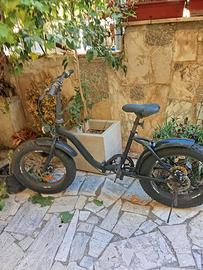 Fat bike pieghevole