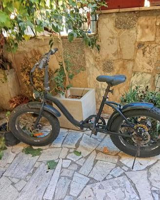 Fat bike pieghevole