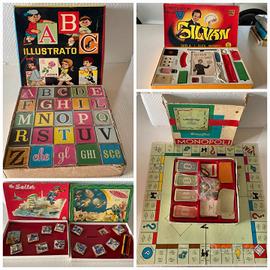 Lotto giochi vintage anni 60/70 