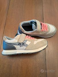 Scarpe running bambina SUN68 Star girl glitter log