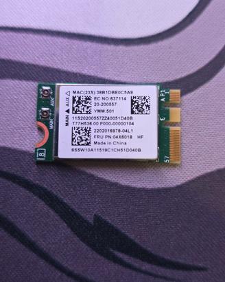 scheda di rete wireless interna per notebook