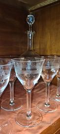 Servizio di bicchieri Cristallo primi 900